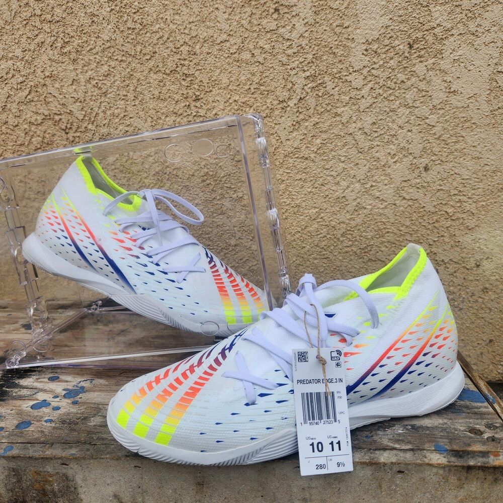 Size 10  Adidas  Predator Edge 3 In  Soccer Cleats unisex - Picture 7 of 9